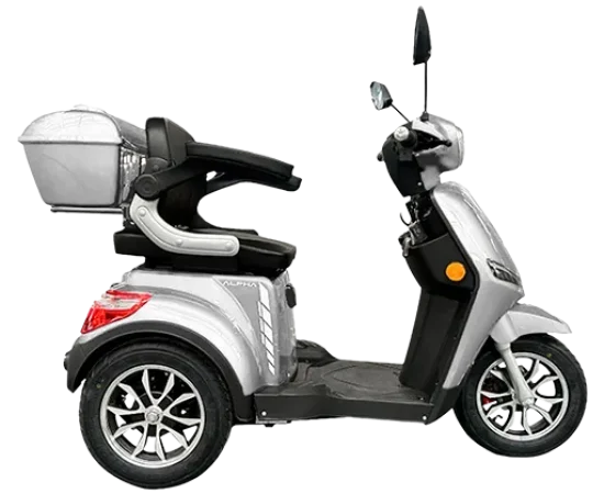 Triciclo Elétrico Alpha - Branco