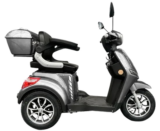 Triciclo Elétrico Alpha - Cinza