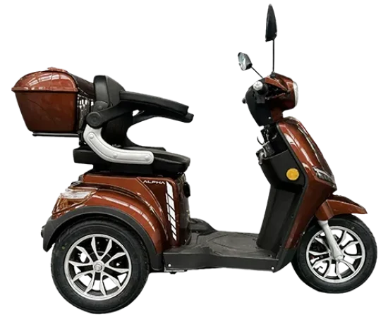 Triciclo Elétrico Alpha - Marrom