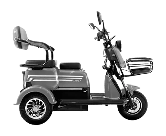 Triciclo Elétrico Lupy - Cinza